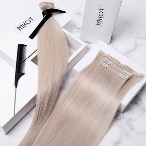 Clip in fascia invisibile per capelli capelli umani Remy extension - Product Image 4