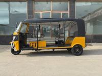 Tuk Tuk de 11 Plazas para Transporte de Pasajeros, Traslado al Aeropuerto, Turismo, Motor Refrigerado por Agua, Asientos Face a Face, Cortina Impermeable