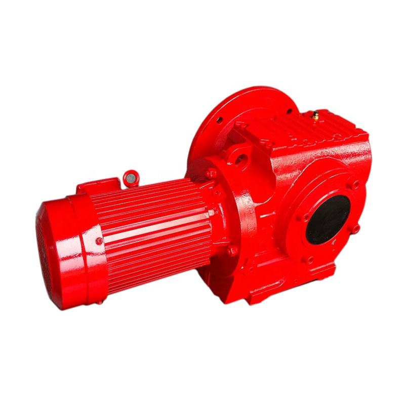 Reductor de velocidad K97 K107 K77, motor helado de montaje horizontal