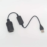 5V à 12V convertisseur câble Extender USB Type C chargeurs à allume-cigare prise adaptateur secteur électronique voiture accessoires
