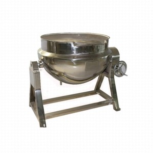 High Quality Large Commercial 100L/200L/300L/400L Electric Cooking Pot Vacuum Jacketed Mixing Kettle - Product Image 4