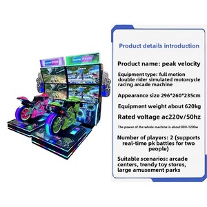 Machine <span class=keywords><strong>de</strong></span> jeu <span class=keywords><strong>de</strong></span> course à <span class=keywords><strong>moto</strong></span> grand format pour deux joueurs, simulateur <span class=keywords><strong>de</strong></span> divertissement haptique, jeu multijoueur <span class=keywords><strong>en</strong></span> <span class=keywords><strong>ligne</strong></span> - Product Image 2