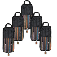 Ventes directes d'usine de cadre de tambour de haute qualité, sac de bâton de tambour de style ethnique, rayures verticales