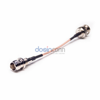 Câble coaxial RG316 50 Ohm, pigtail BNC mâle vers TNC femelle droit pour test de capteur radar
