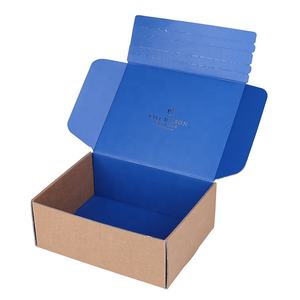OEM produttore Logo personalizzato stampato e-commerce scatole di carta ondulata scatola di spedizione per imballaggio con nastro cerniera - Product Image 5