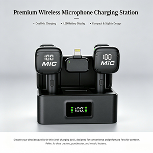 MIC3 Professional Grade <b>Condenser</b> Wireless <b>Microphone</b> C 2.4G Noise Cancelling Studio Quality Sound Crystal Clear Audio Music - Product Image 2