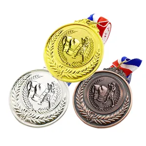 무에타이 아연 합금 무료 맞춤형 금속 공예 스포츠 메달 및 트로피 메달