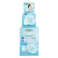 Mascarilla Facial Vegana Kiss Beauty con Ácido Hialurónico, Nutritiva, Fresca, Natural, Suave, Hidratante e Iluminadora