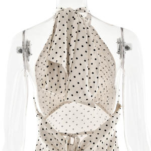 Prezzo di fabbrica di vendita caldo <span class=keywords><strong>classico</strong></span> stampa a punti tessuto semplice per il vestito 2025 nuovo <span class=keywords><strong>abbigliamento</strong></span> estivo da <span class=keywords><strong>donna</strong></span> - Product Image 5