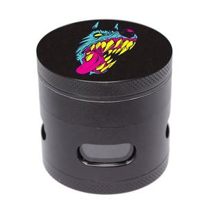 Hot Sale Custom Logo Patterns Top Colorful Printing <b>Herb</b> Grinder With Side Window - Product Image 2