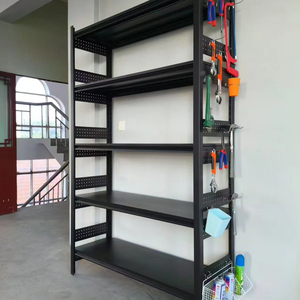 Durável 5-<span class=keywords><strong>Layer</strong></span> Rivet Prateleira Light Duty com rodas <span class=keywords><strong>Rack</strong></span> metálico para uso supermercado - Product Image 1