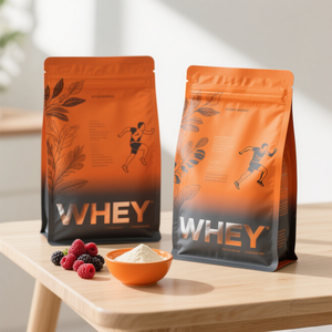 Tùy Chỉnh Doypack Nhôm Dây Kéo <span class=keywords><strong>Matte</strong></span> Kết Thúc Cấp Thực Phẩm Túi Nhựa Cho Protein Bột Collagen Năng Lượng Gel Nước Giải Khát Đứng <span class=keywords><strong>Pouch</strong></span> - Product Image 1