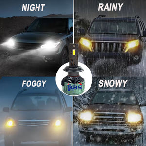 IKAS Usine Bon Prix 240W 50000LM Led Phare H4 H7 H1 H3 9005 9006 9012 LED H13 Led 9004 9007 Voiture LED Phare Ampoules - Product Image 3