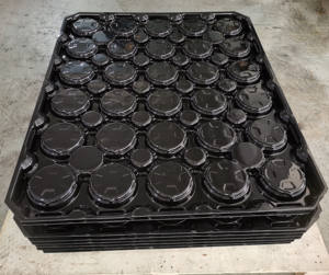 Plateau d'emballage industriel personnalisé, formage sous vide, plateau d'emballage à rotor stator ABS + double TPU, plateau d'emballage de pièces industrielles - Product Image 3