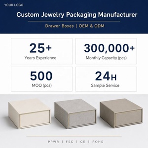 Caja de Joyería de Gamuza Personalizada con Asa de Anillo en Oro Rosa, Inserto de <span class=keywords><strong>Terciopelo</strong></span>, Logotipo Estampado en Caliente, Caja de Regalo Rígida para Joyería - Product Image 2