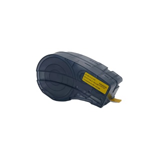 <span class=keywords><strong>Étiquette</strong></span> compatible noire sur ruban d'<span class=keywords><strong>étiquette</strong></span>s M21-375-595 jaune 9.5mm * 6.4m pour une utilisation dans une cartouche de ruban <span class=keywords><strong>BMP21</strong></span>-PLUS - Product Image 5