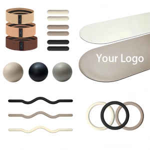 Ensemble d'entraînement de yoga haut de gamme avec logo personnalisable, ensembles de yoga portables multifonctionnels en silicone écologique pour la maison et la salle de sport - Product Image 1
