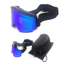 Masque de ski magnétique anti-buée UV400 personnalisé avec monture en plastique – Vente chaude