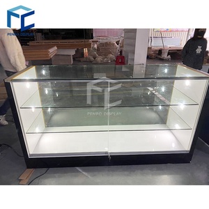 זכוכית חלון עישון חנות תצוגת ארון זכוכית טבק סיגריות תצוגת קבינט - Product Image 3