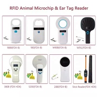 Lecteur de puces universel pour animaux, scanner de micro-puces pour chats et chiens, lecteur de micro-puces pour animaux de compagnie