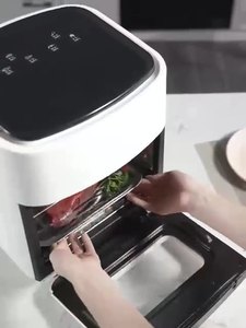 Machine à chips de pomme de terre automatique de grande capacité moderne friteuse à air électrique multifonctionnelle visuelle intelligente four domestique - Product Image 3