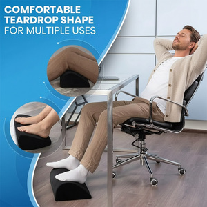 Repose-pieds ergonomique personnalisé en mousse à mémoire de forme pour soulager les douleurs dorsales et des hanches sous le bureau - Product Image 4