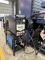 Mesin Las Vertikal Longitudinal Baja Tahan Karat HOGI, Opsional TIG MIG Laser Welder untuk Pipa Logam, Saluran, Siku, dan Tangki