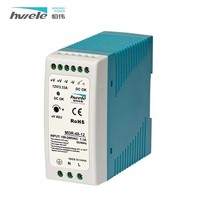 Alimentation à découpage monophasée Hviele MDR-40-12V sur rail DIN, module transformateur de surveillance CC 12V/3.33A 60Hz pour usage industriel