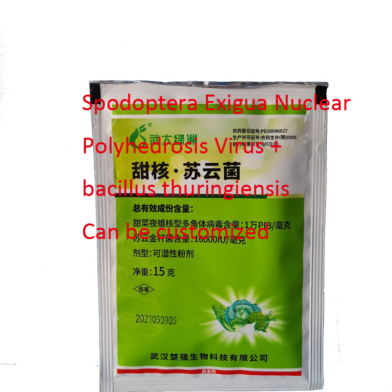 Пестицид лучшего качества SeNPV + Bt убивает сподоптера фругипотерю