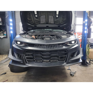 Ailerons d'angle avant de pare-chocs, séparateurs latéraux et déflecteurs pour Chevrolet Camaro 2016-2023, pare-chocs AMPP style 1LE 2022 2021 2020 - Product Image 2