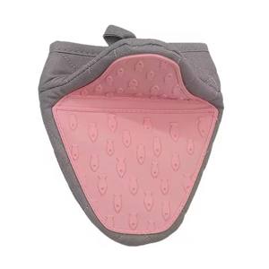 1 unidad de guantes de cocina de algodón con estampado de pez, anti-quemaduras, multiusos, sostenibles y aptos para lavavajillas, para sujetar bandejas y platos. - Product Image 1