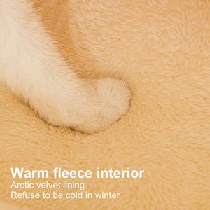 Custom Semi-enclosed Plush Cat <b>Bed</b> for Indoor Cats Self Warming Pet <b>Bed</b> Washable Cat Sleeping <b>Bed</b> House Sleeping <b>Bag</b> Cat <b>Bed</b> - Product Image 6