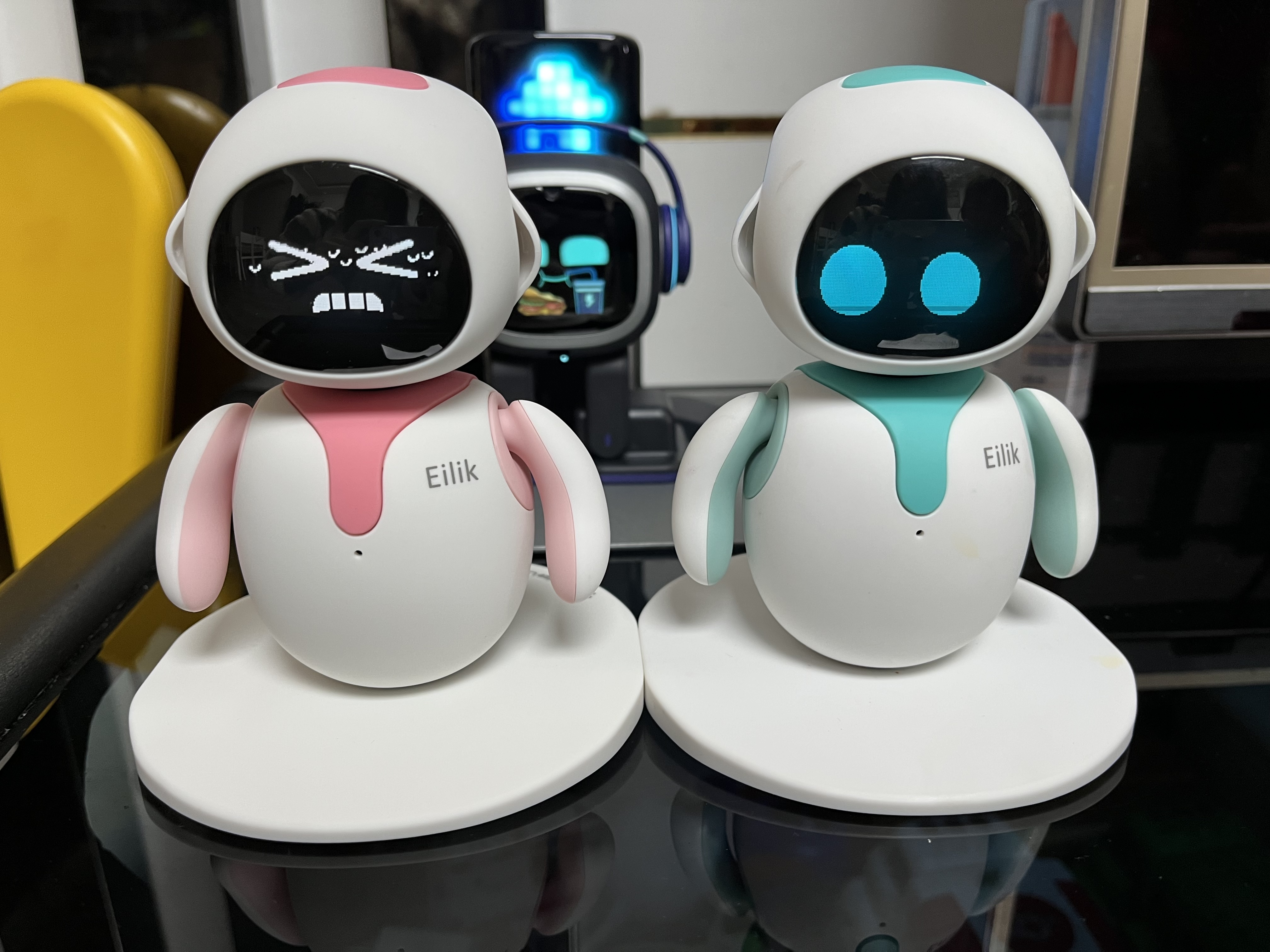 2024 Pink and Blue Combo EILIK Robot Toys - Bright & Clever