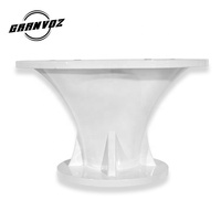 Haut-parleur de compression à fixation par boulon, blanc propre, de conception nouvelle, pour klaxon de voiture