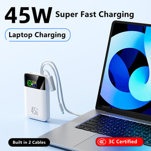 Banque d'alimentation ultra-mince 45w 20000mah, banque d'alimentation pour ordinateur portable 20000 <span class=keywords><strong>Mah</strong></span> - Product Image 2