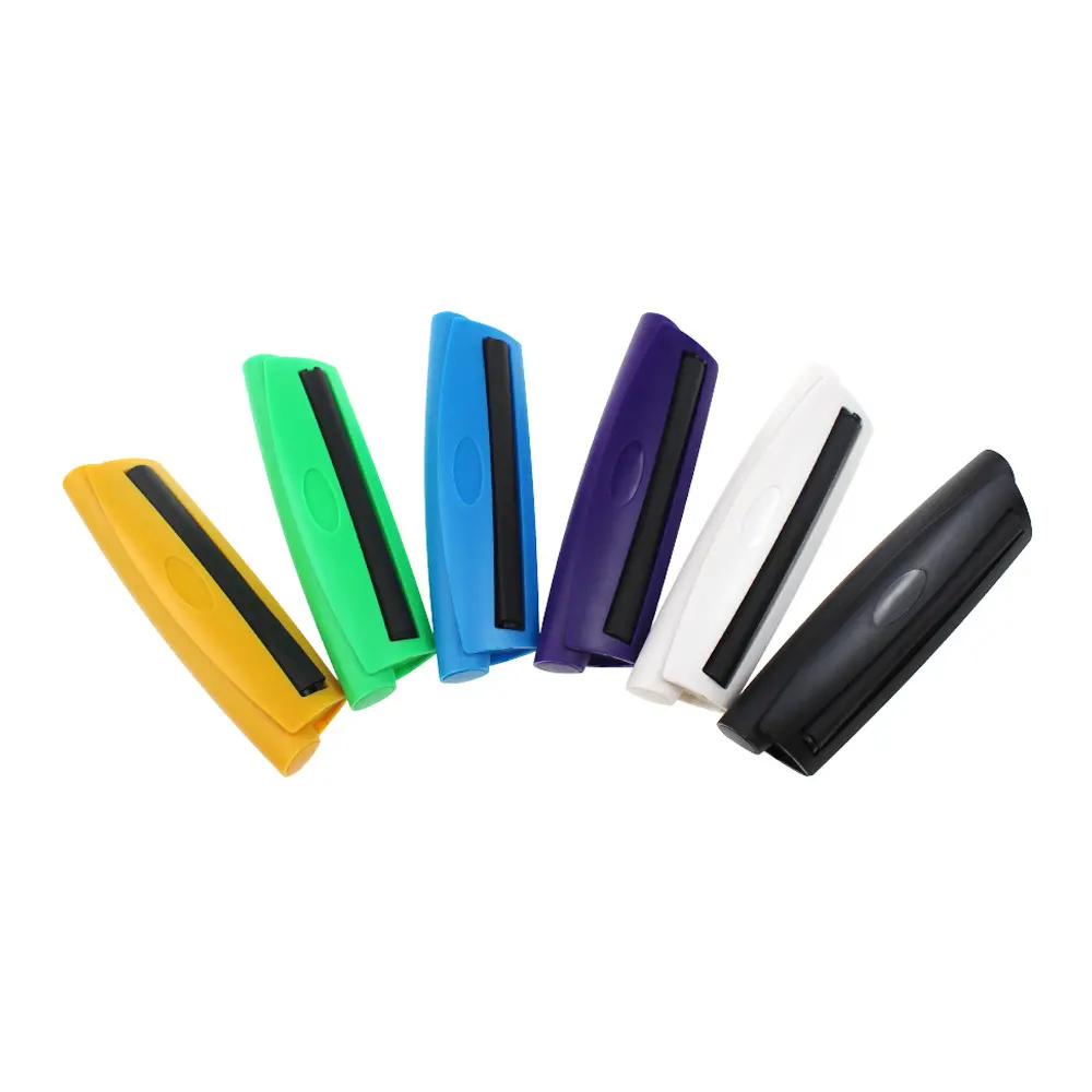 Creative Manual Plastic Rolling Machine Tobacco Cigarette Roller 78mm 110mm Conical Rolling Papers Smoking Accessories