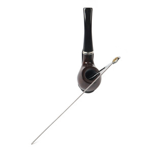 Accessorio Premium 2 <span class=keywords><strong>in</strong></span> 1 per la Pulizia di Pipe <span class=keywords><strong>in</strong></span> Acciaio Inox, Strumento con Manico Lungo per la Pulizia di Pipe da Tabacco - Product Image 3
