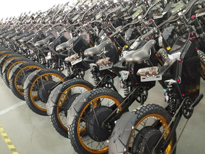 Nouveauté Vélo électrique à longue portée avec moteur de moyeu 15000W Batterie 84V 52.5 Ah Dirt Ebike - Product Image 4