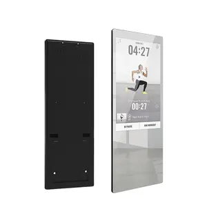 Factory direct android system 32 inch gym smart mirror workout mirrors for sport health management fitness mirror for home gym