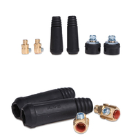 Connecteur de câble de soudage TIG Dinse DKJ10-25, connecteur rapide pour câble, prise et douille noires pour soudeurs de 100A à 250A