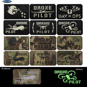 Patch dan <span class=keywords><strong>Loop</strong></span> ukiran Laser, tas punggung, sepatu & aksesori pakaian luar ruangan, ransel, alas kaki, ukiran kait, Laser gelap, berkilau, bertema Drone baru - Product Image 2