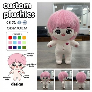 Para Fabricantes de Peluches: Muñeco de Peluche de <span class=keywords><strong>Anime</strong></span> con Máscara Sin Rostro y Forro de Malla, Ideal para Cumpleaños - Product Image 3