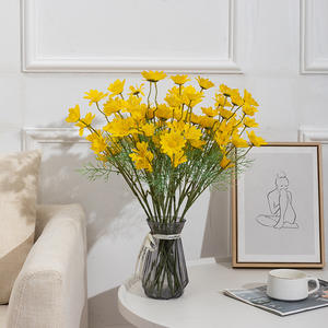 Fiori artificiali all'ingrosso della fabbrica margherita di seta cespugli decorazione per la casa di nozze fiori - Product Image 5