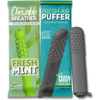 Chewing-gums Santé Respiratoires “Fresh Air Puffer” Double Pack Naturel pour Arrêter de Fumer et de Vapoter