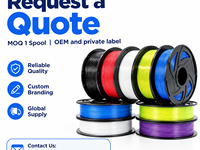Filament PETG de base 1,75 mm 8 couleurs Résistant aux chocs Filament d'imprimante 3D pour Creality Prusa