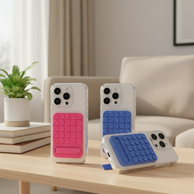 Multi-Functional Two-in-One Folding Silicone Bracket Anti-skid Strong Suction Cup Phone Holder Mobile Phone Suction Cup Holder