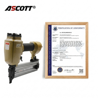 Cloueur pneumatique droit F50B 18GA 100 pièces, robuste, pour usage industriel et bricolage, outil de menuiserie, agrafeuse pneumatique en aluminium pour tapisserie