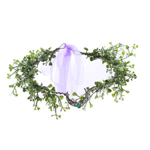 Printemps voyage Photo casque feuille verte <span class=keywords><strong>couronne</strong></span> <span class=keywords><strong>de</strong></span> cheveux verdure <span class=keywords><strong>couronne</strong></span> <span class=keywords><strong>de</strong></span> cheveux accessoires - Product Image 5