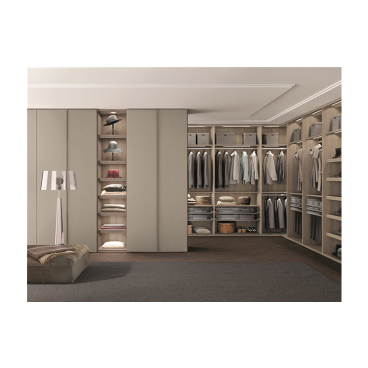 Thiết Kế Hiện Đại Hấp Dẫn Cloak Room Closet Cửa Trượt Tủ Quần Áo Đi Bộ Trong Tủ Quần Áo