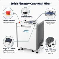 Mezclador Planetario Centrífugo al Vacío de Mezcla Rápida Smida TMV-1500TT para Productos Químicos de Laboratorio, Pinturas, Cosméticos y Líquidos